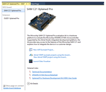 Debugging With ATSAMC21-XPRO EDBG Interface