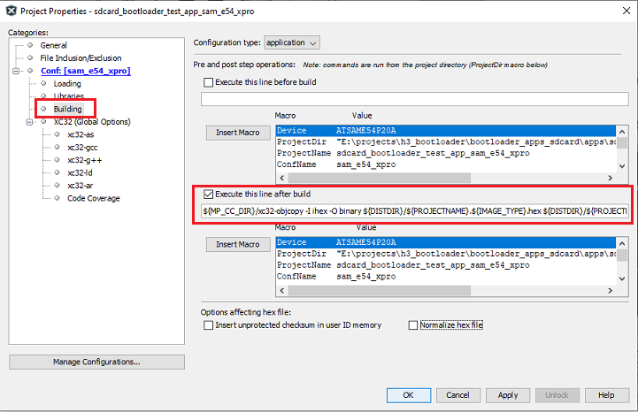 application_config_post_build_script