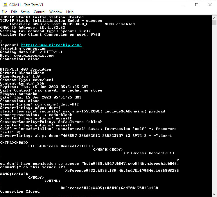 1.11 TCP/IP WEB NET Server NVM MPFS