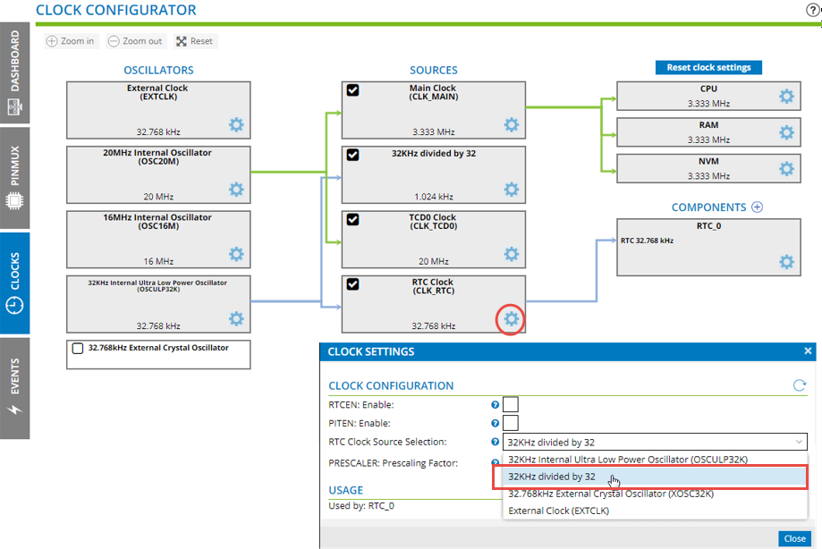 Getting Started with Atmel START Configuration Screens